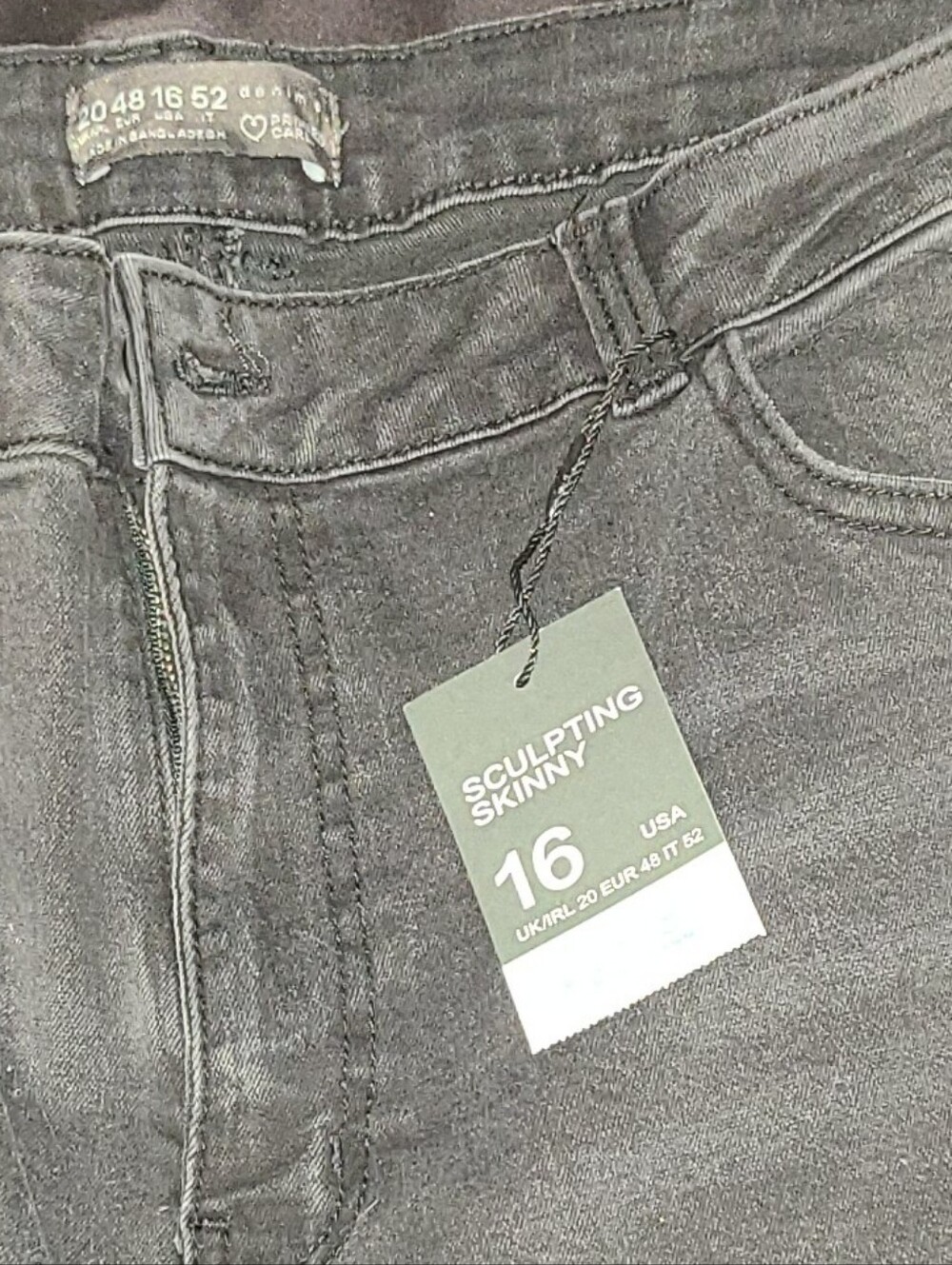 Primark Women's Skinny Jeans - Washed Black